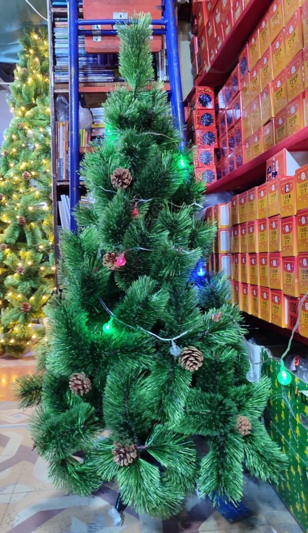 arbol verde navideño 1.2m
