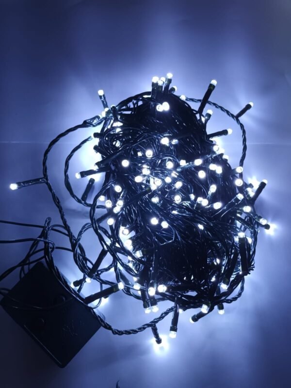 200 Luces lineal 14m musical blanco