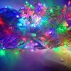 300 Luces lineal 21m multicolor musical cable transparente