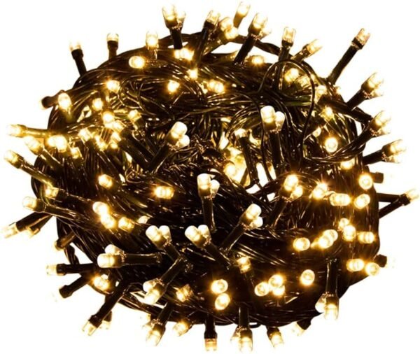 300 Luces lineal 21m musical ambar