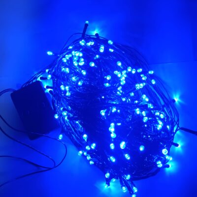 300 Luces lineal 21m musical azul