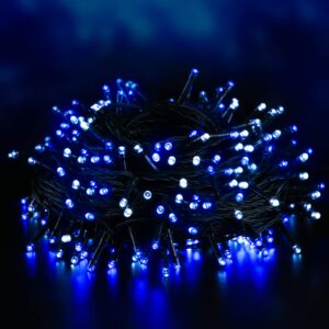 400 Luces lineal 28m musical azul