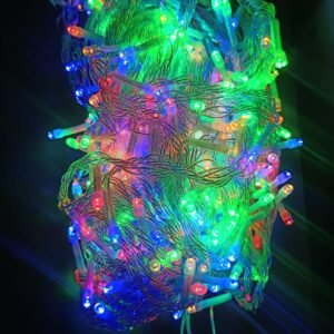 400 Luces lineal 28m multicolor musical cable transparente