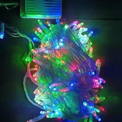 200 Luces lineal 14m multicolor musical cable transparente