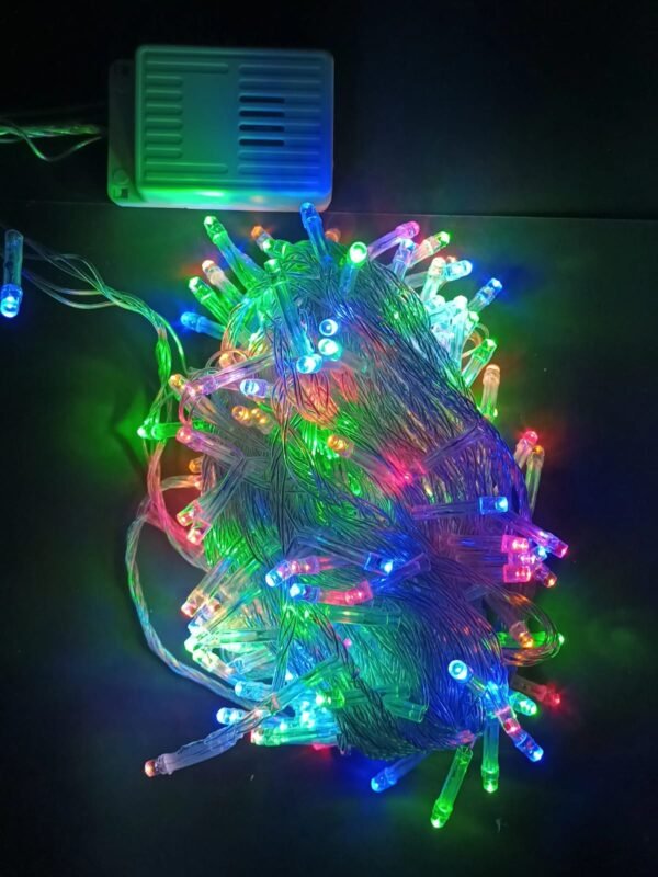 200 Luces lineal 14m multicolor musical cable transparente